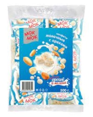 Конфеты молочные с орехами Мок-Мок 500г