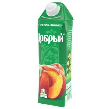 Сок Добрый Персик-Яблоко 1 л