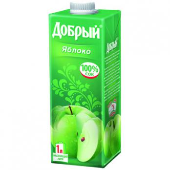 Сок Добрый Яблоко зеленое 1 л