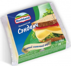 Сыр плавленый Хохланд ломтевой Сэндвич,150г.