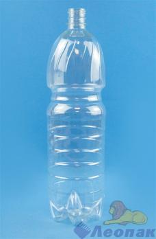 Пластиковая бутылка ПЭТ 1л. с крышкой