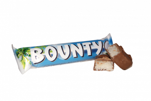 BOUNTY шоколадный батончик, 55гр.